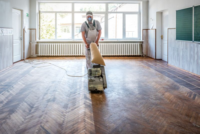 Local Hardwood Floor Polishing pros at work