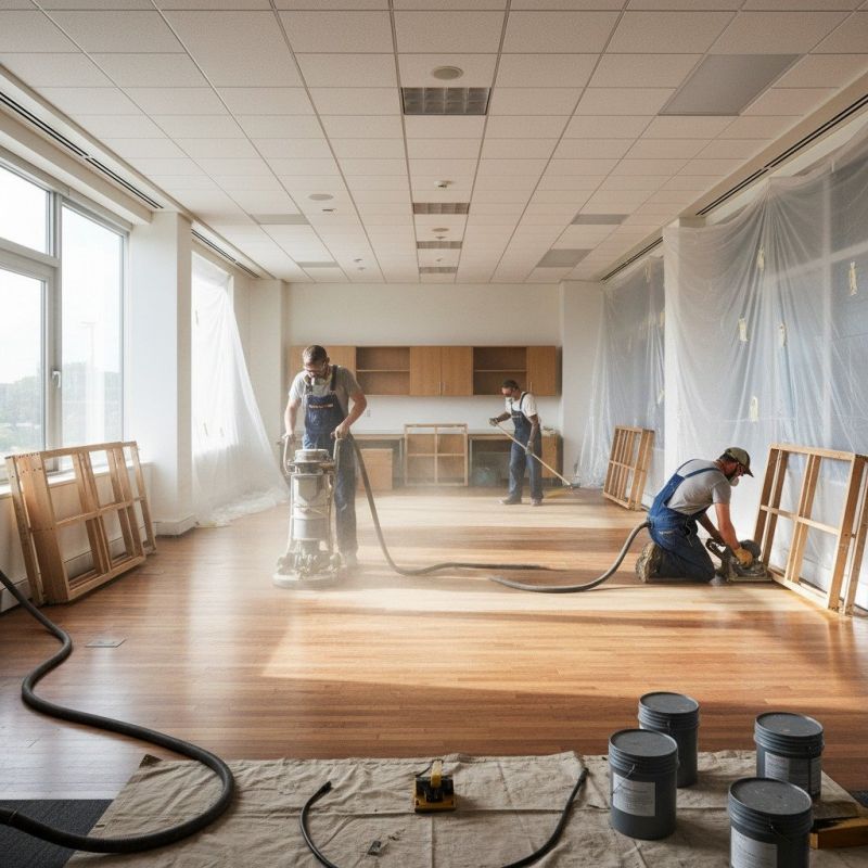 Hardwood Floor Polishing