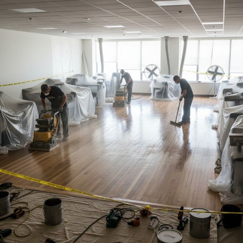 Hardwood Floor Polishing