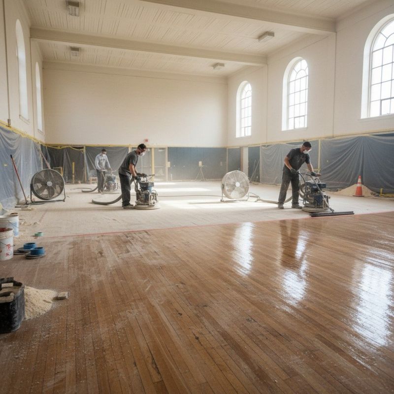 Hardwood Floor Polishing