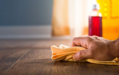 Applying Floor Polish
